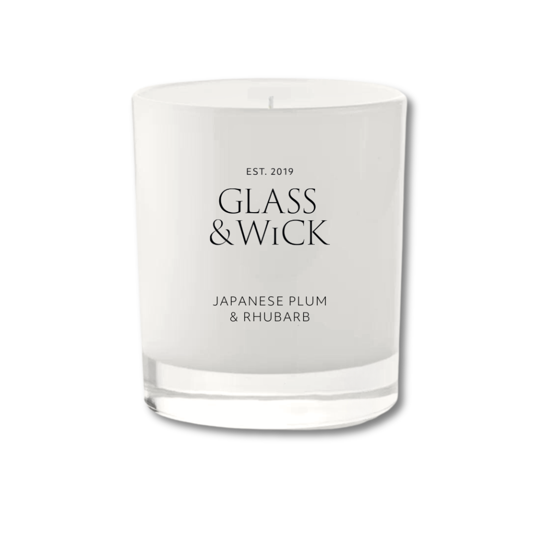ImperialGlassCompany Candlewick 21点 Japanese Plum & Rhubarb Scented Candle