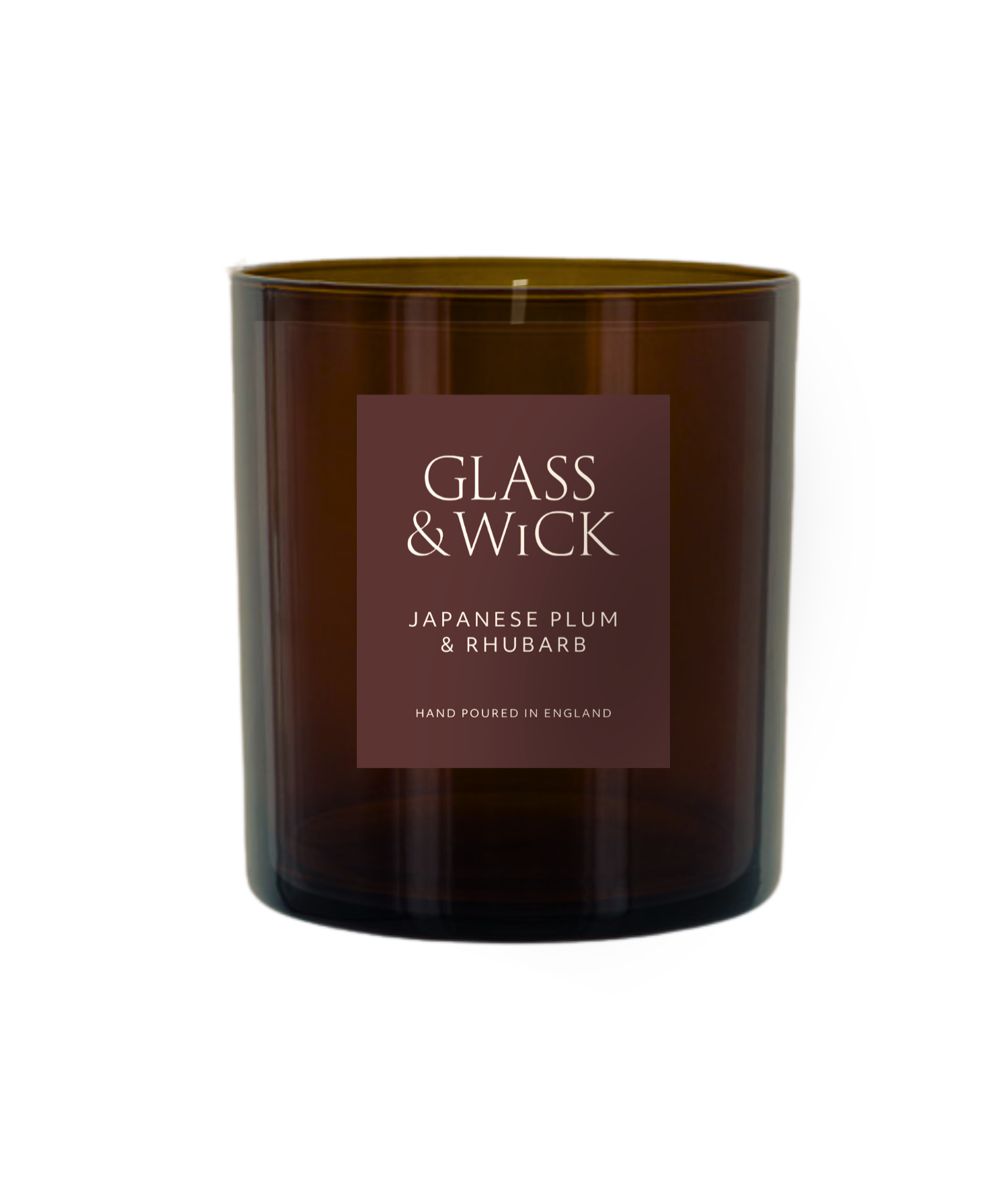 Japanese Plum & Rhubarb Amber Candle