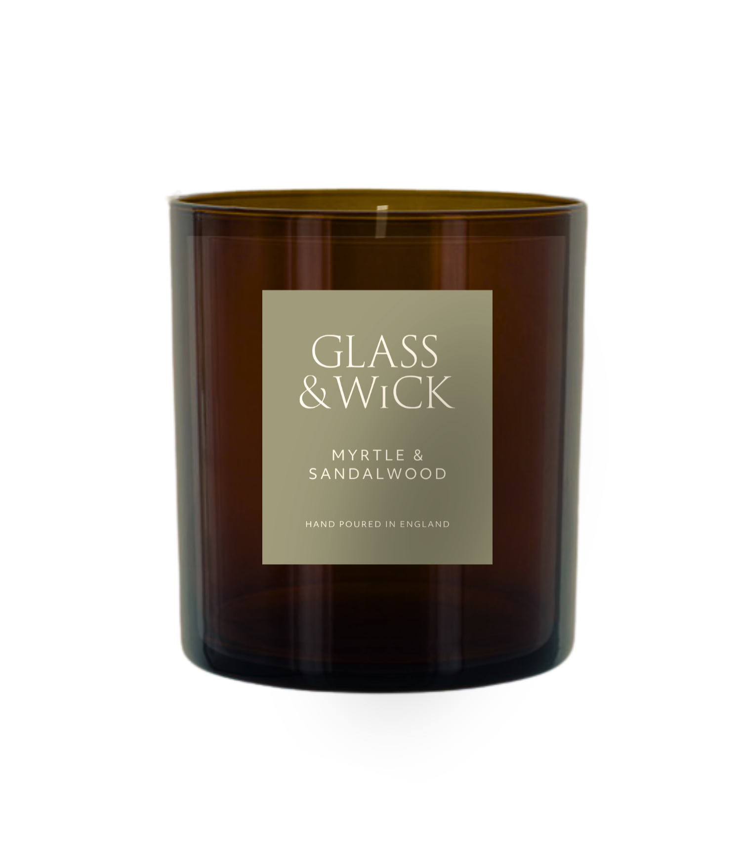 Myrtle & Sandalwood Amber Candle