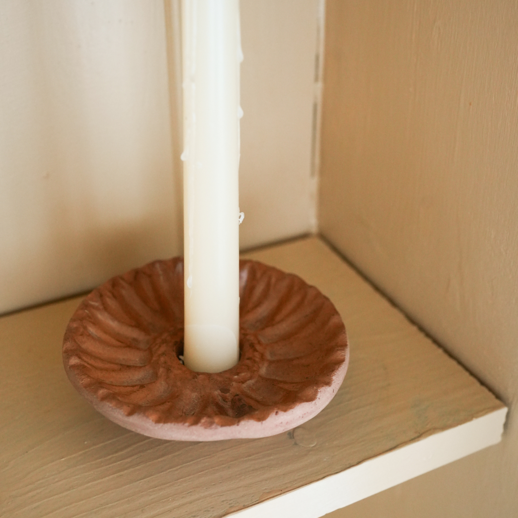 Tuscan Terracotta Candle Holder