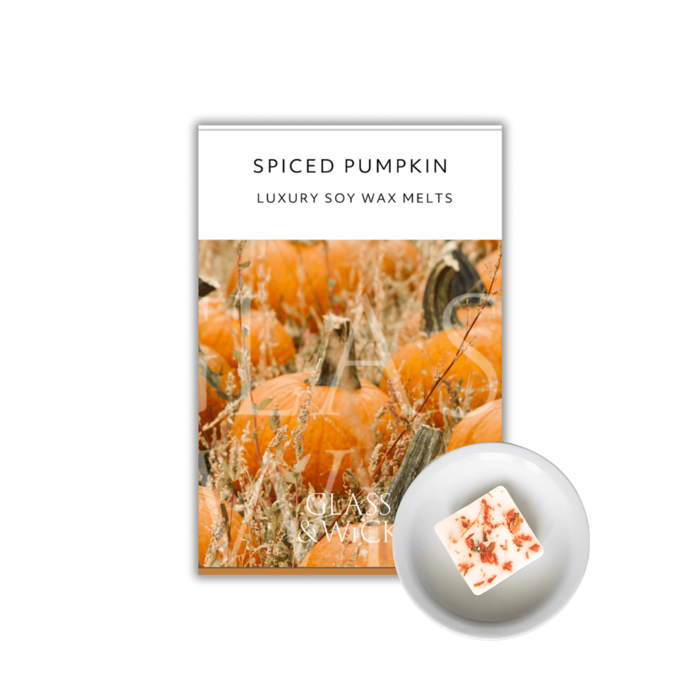 pumpkin spice scented soy wax melt