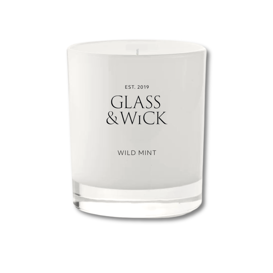 wild mint luxury scented candle
