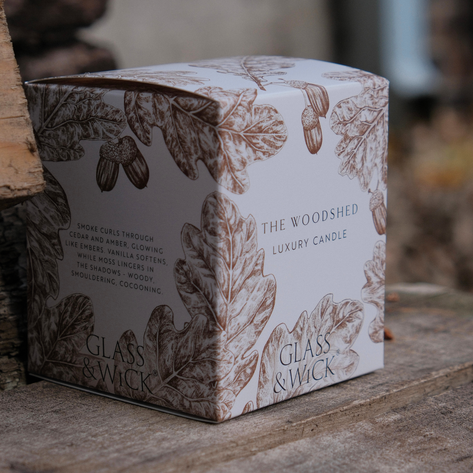 The Woodshed Amber Candle