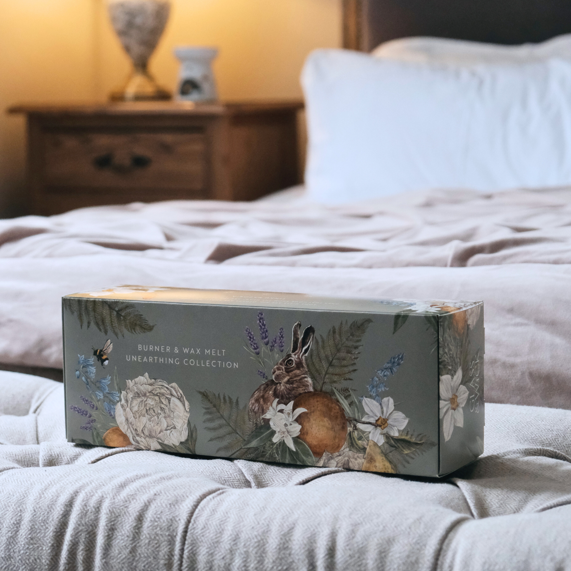 Unearthing Collection Lattice Burner & Wax Melt Gift Set