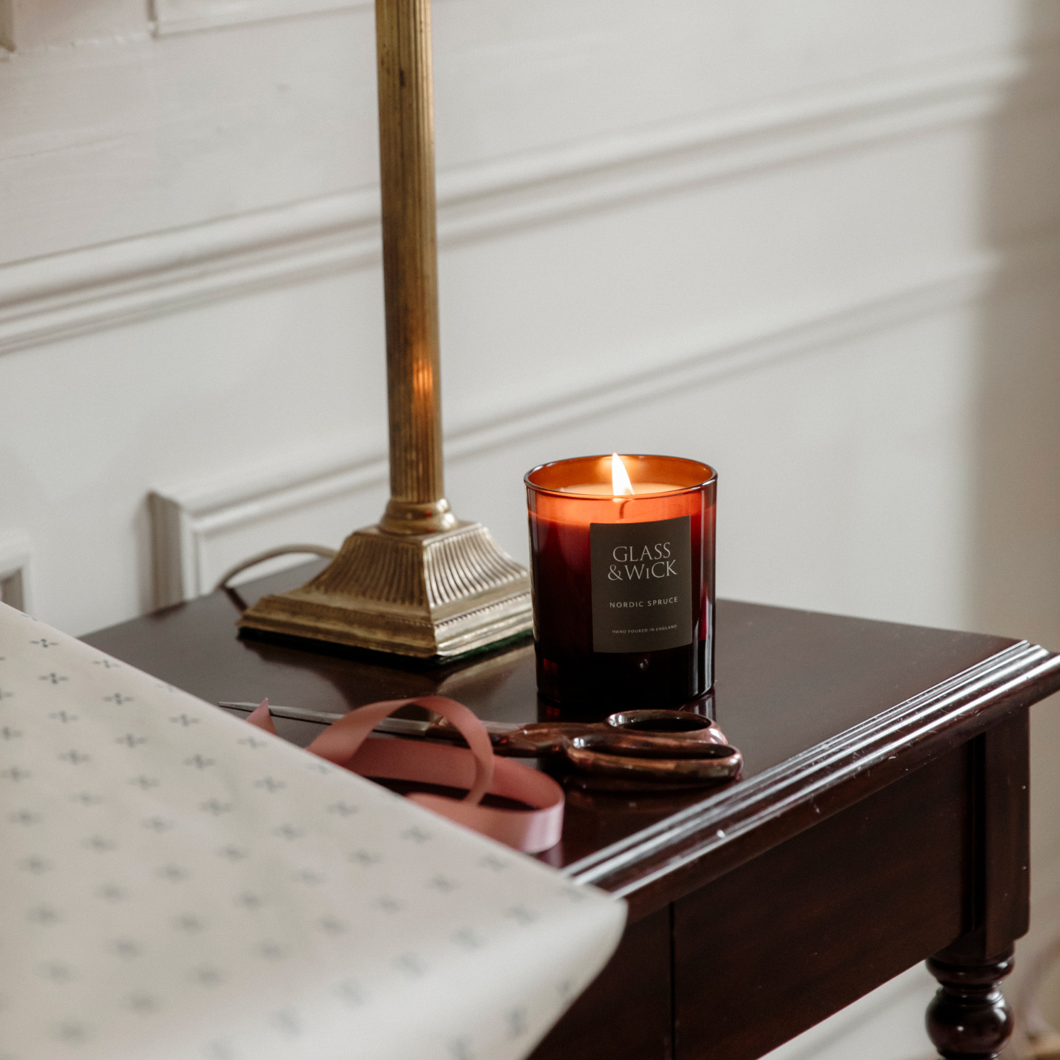 Nordic Spruce Amber Candle