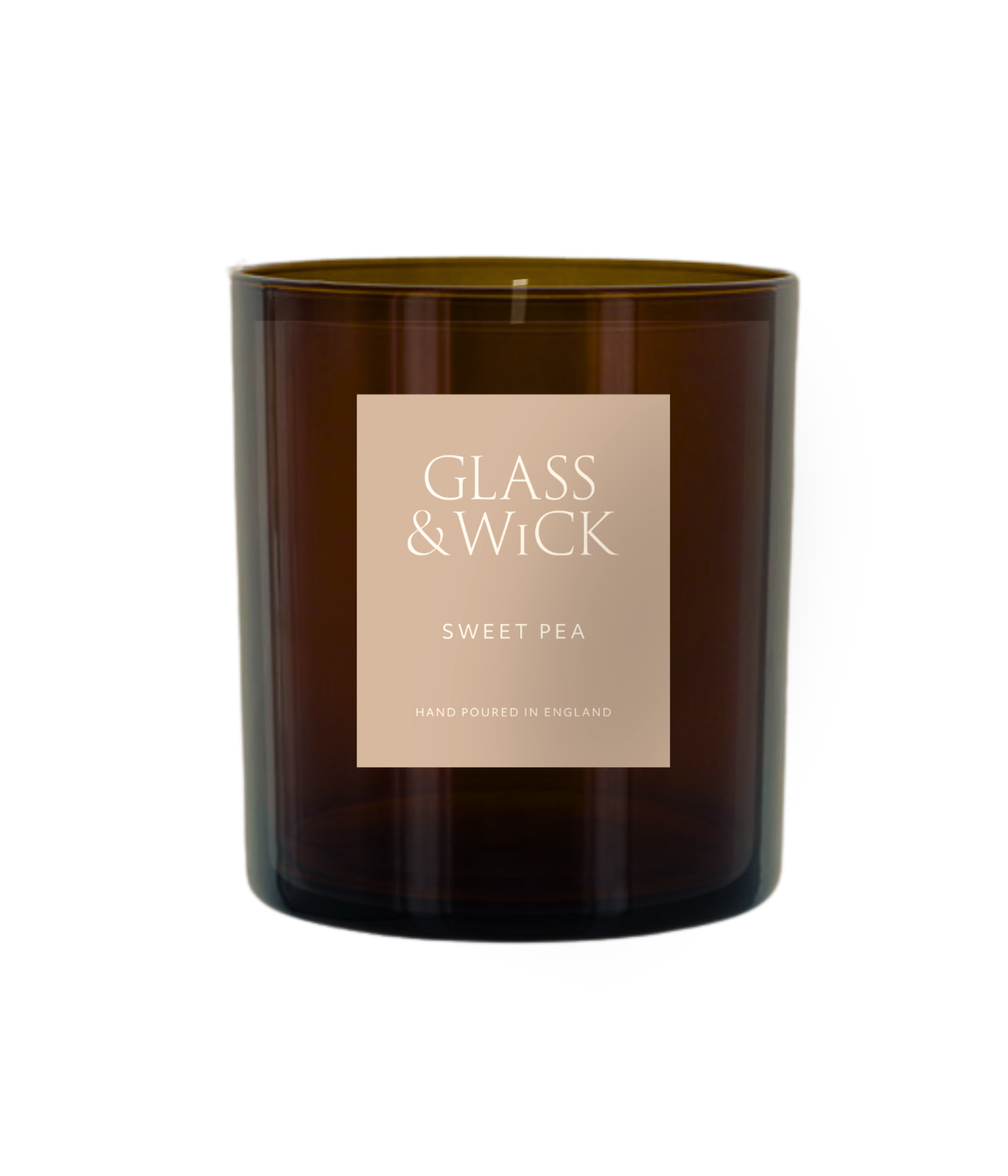 sweet pea amber candle