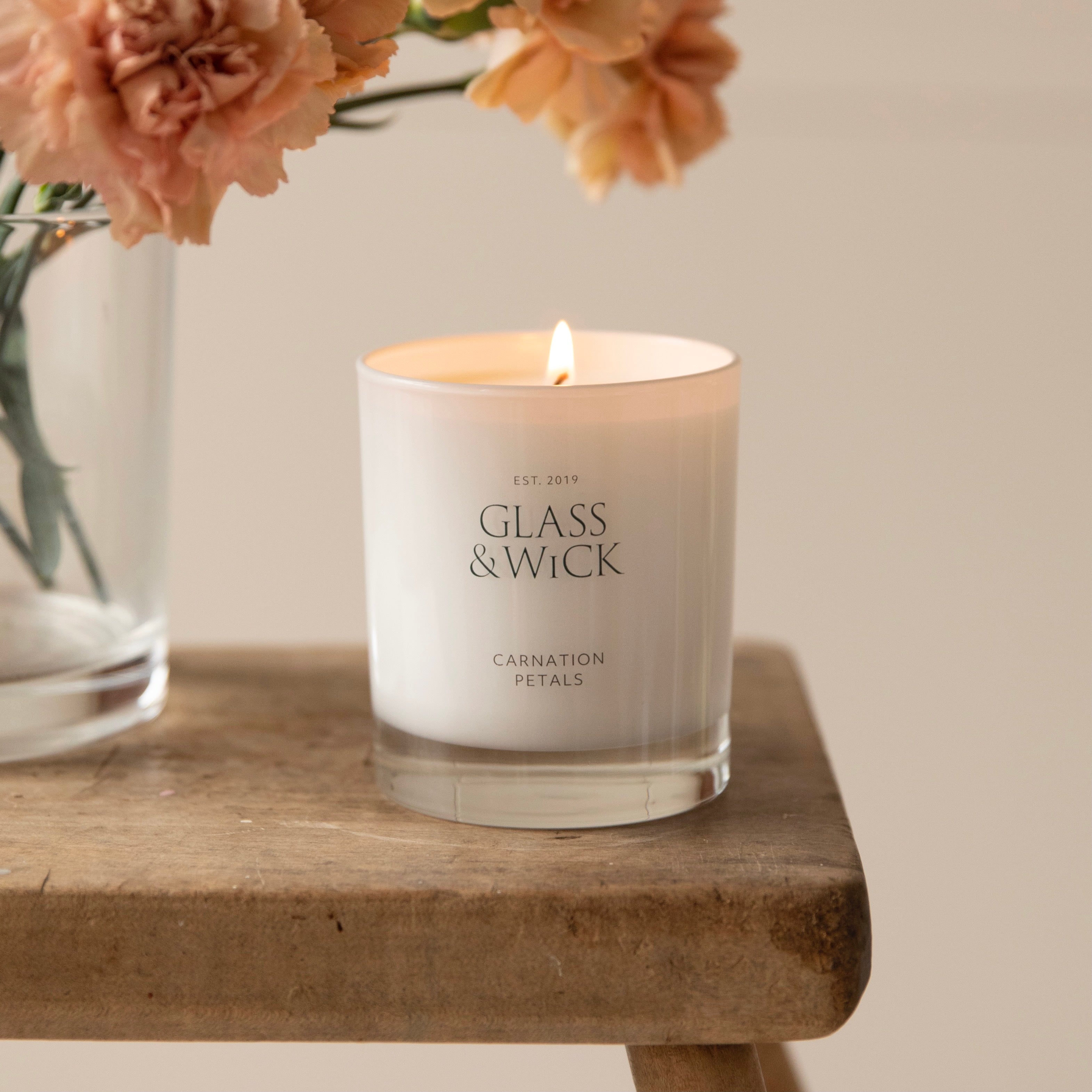 Carnation Petals Candle