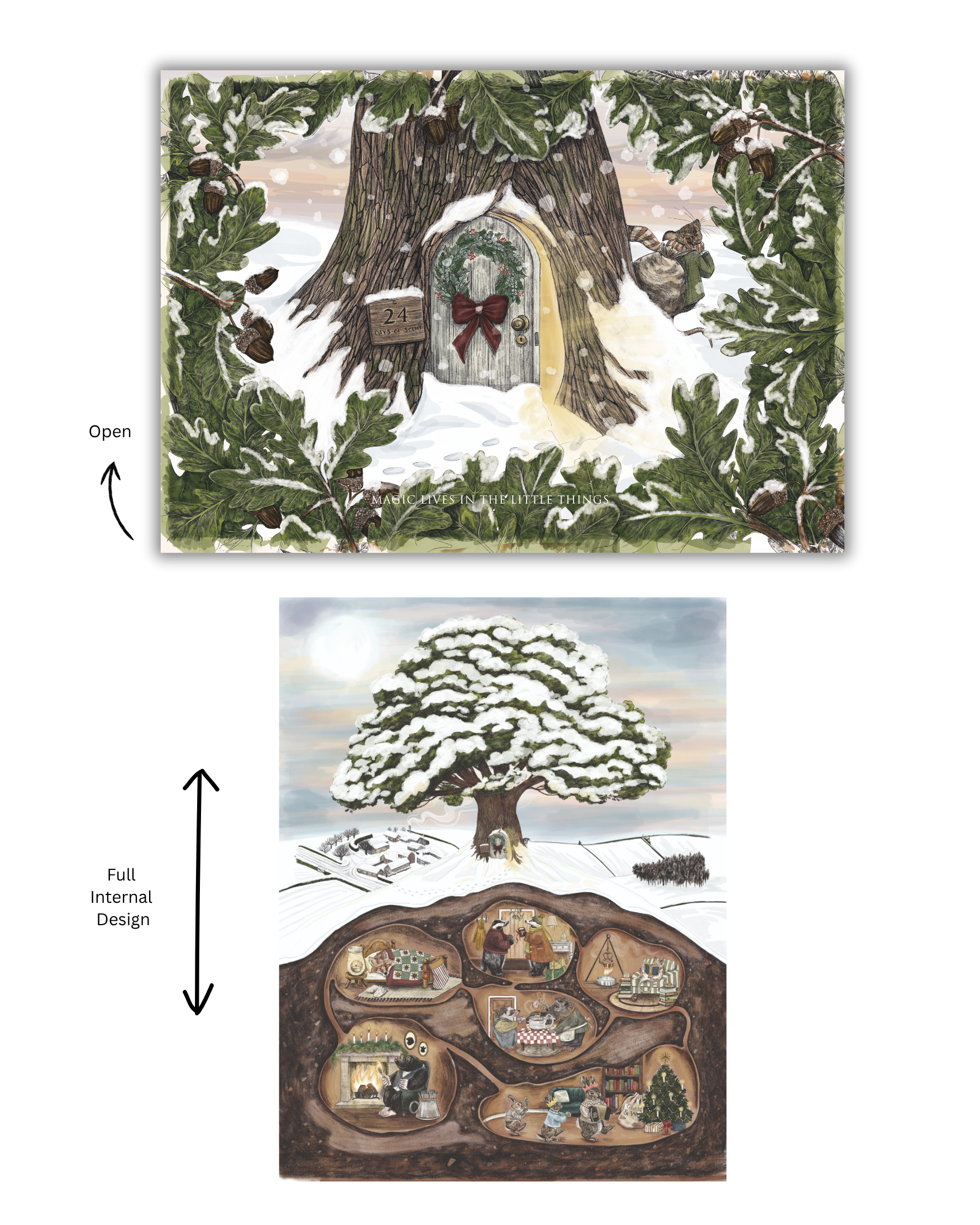 24 Days of Scent Wax Melt Advent Calendar "Magic Lives in the Little Things" [Pre-Order]