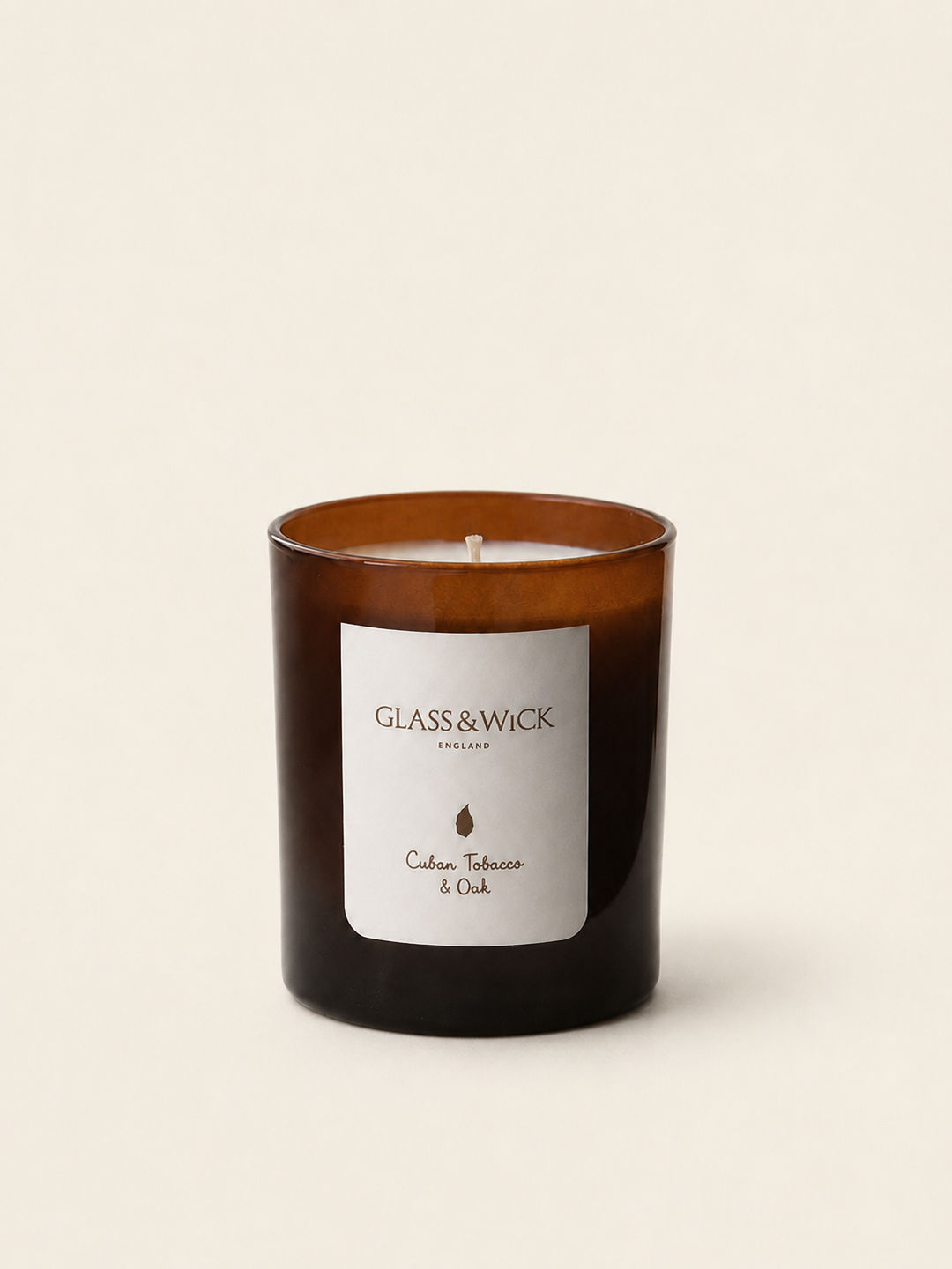 Cuban Tobacco &amp; Oak Amber Candle