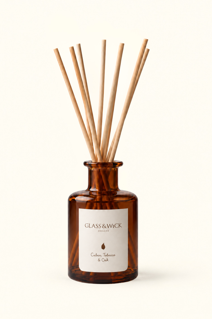 Cuban Tobacco &amp; Oak Amber Reed Diffuser