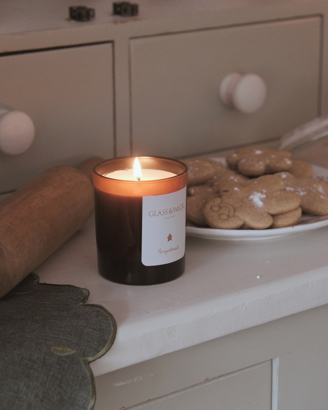 Gingerbread Amber Candle
