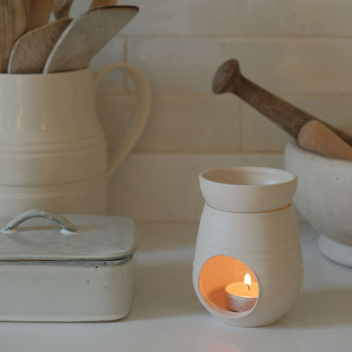 The Hive Burner - Matte Natural Glaze (Handthrown by Eleanor Torbati)