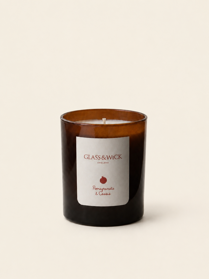 Pomegranate &amp; Cassis Amber Candle