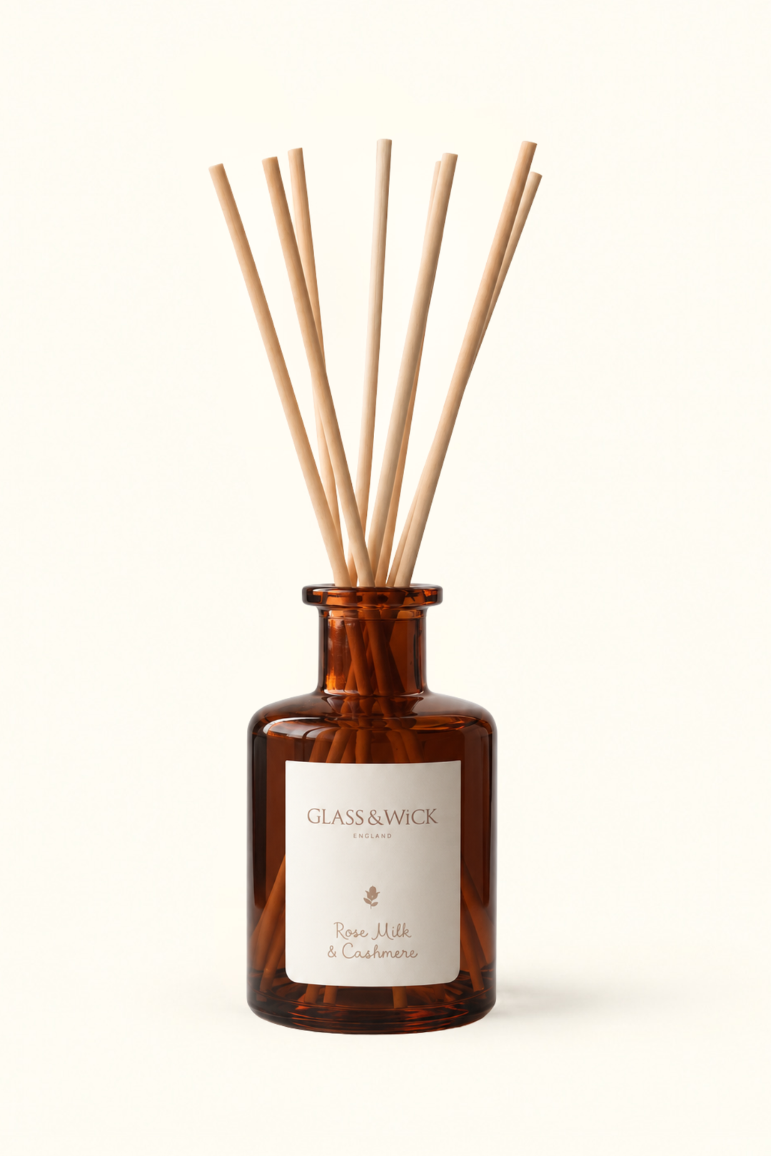 Rose Milk &amp; Cashmere Amber Reed Diffuser