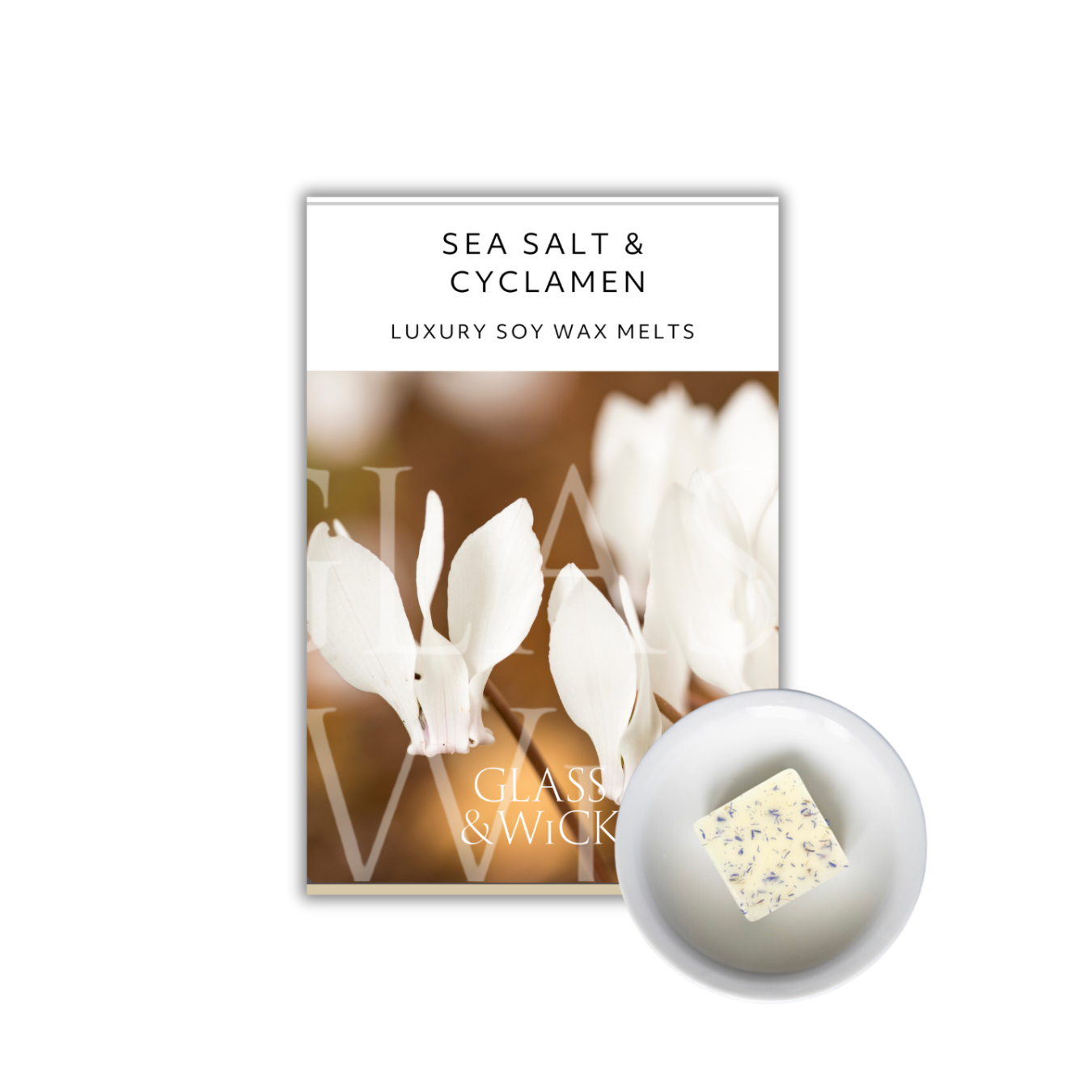 sea salt and cyclamen refreshing soy wax melts