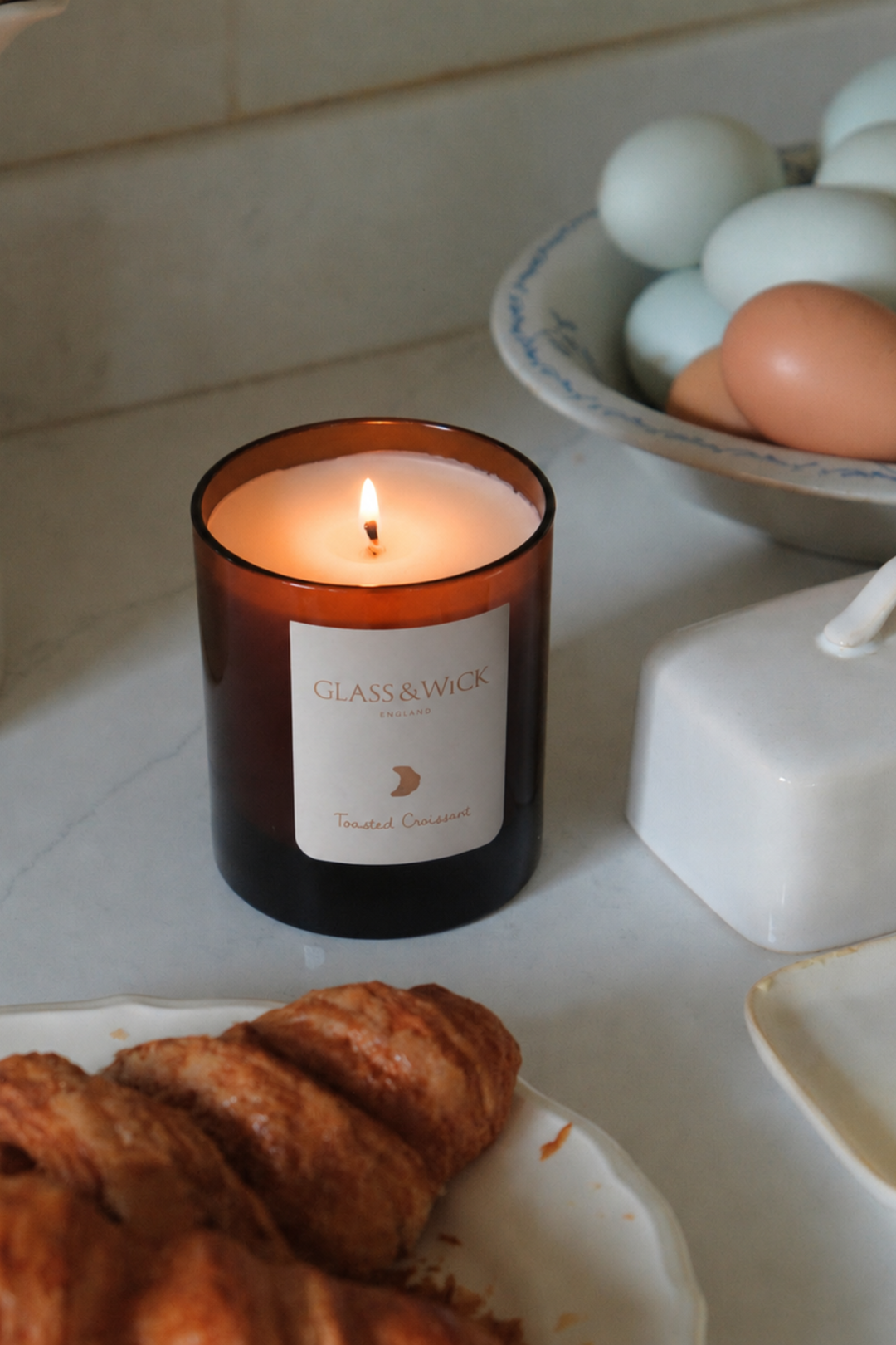 Toasted Croissant Amber Candle