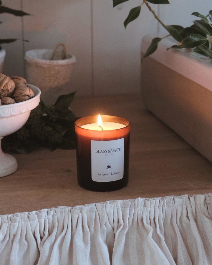 The Secret Library Amber Candle