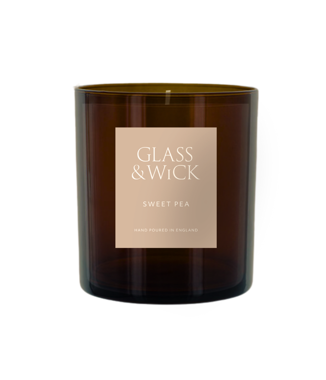 sweet pea amber candle