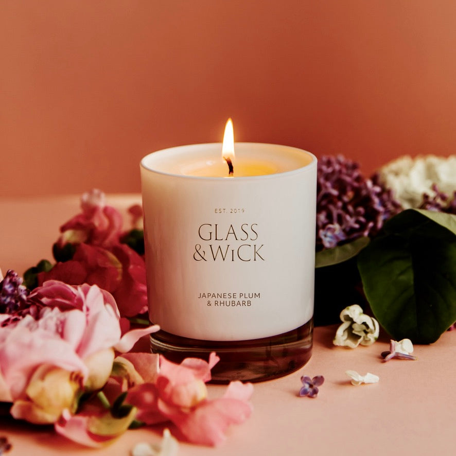 Japanese Plum &amp; Rhubarb Candle