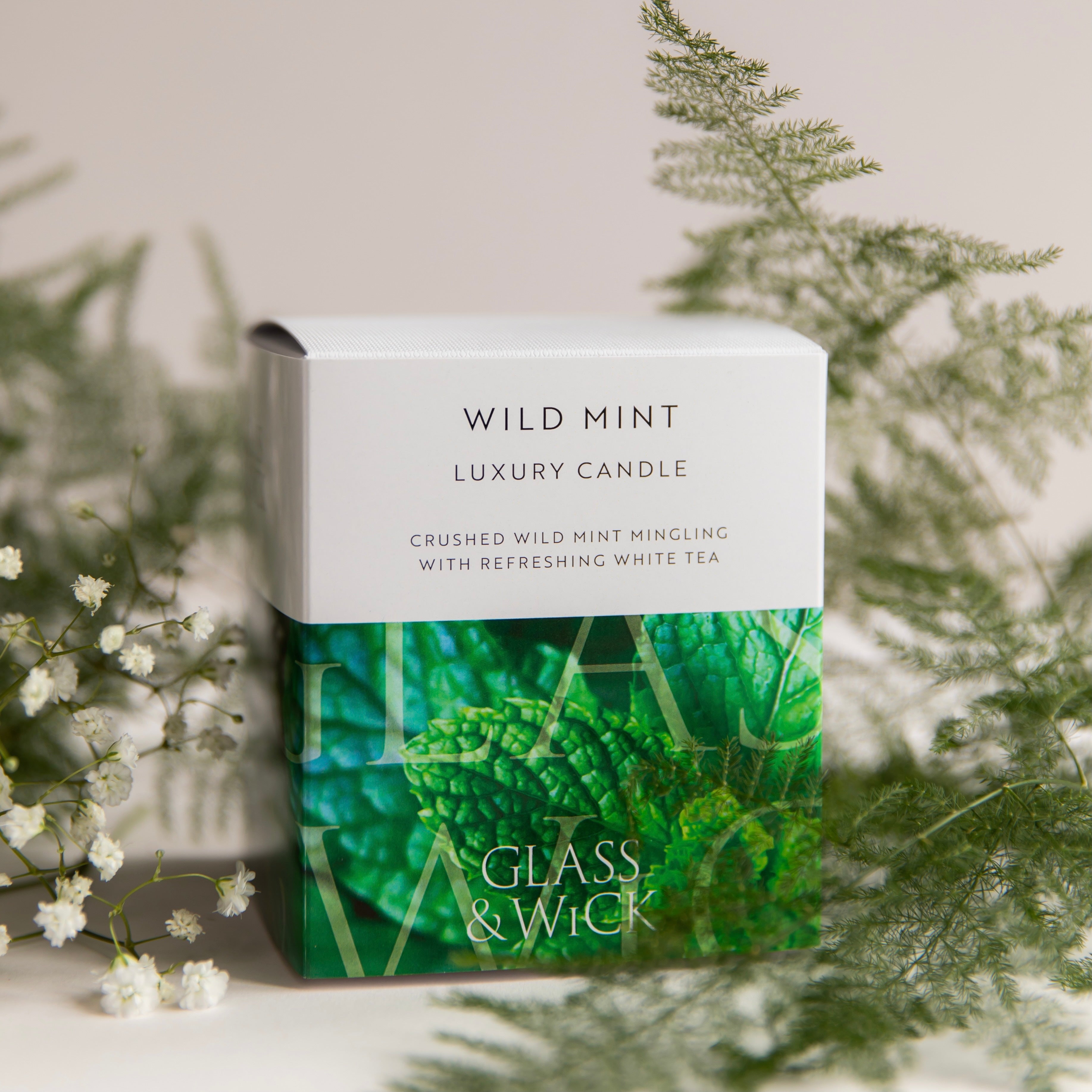 wild mint scented candle